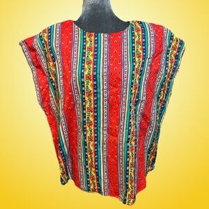 Faragi vintage lightweight bright colorful Eastern Europe vibe print